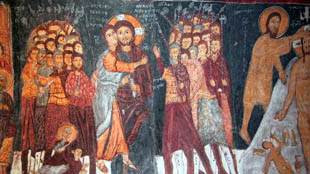 Hristiyan fresk çizimleri