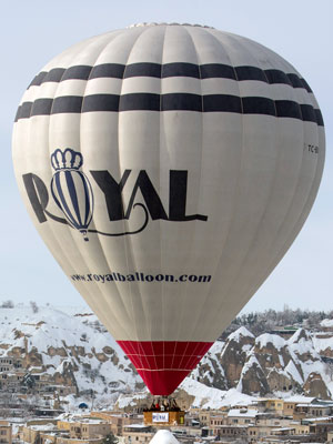 2016 Year Model Cameron Z 315 Hot Air Balloon with license code TC-BOA operated by Royal Balloon and manufactured by Cameron Balloons