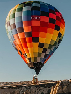 2019 Year Model Cameron Z 120 Hot Air Balloon with license code TC-BRS operated by Royal Balloon and manufactured by Cameron Balloons